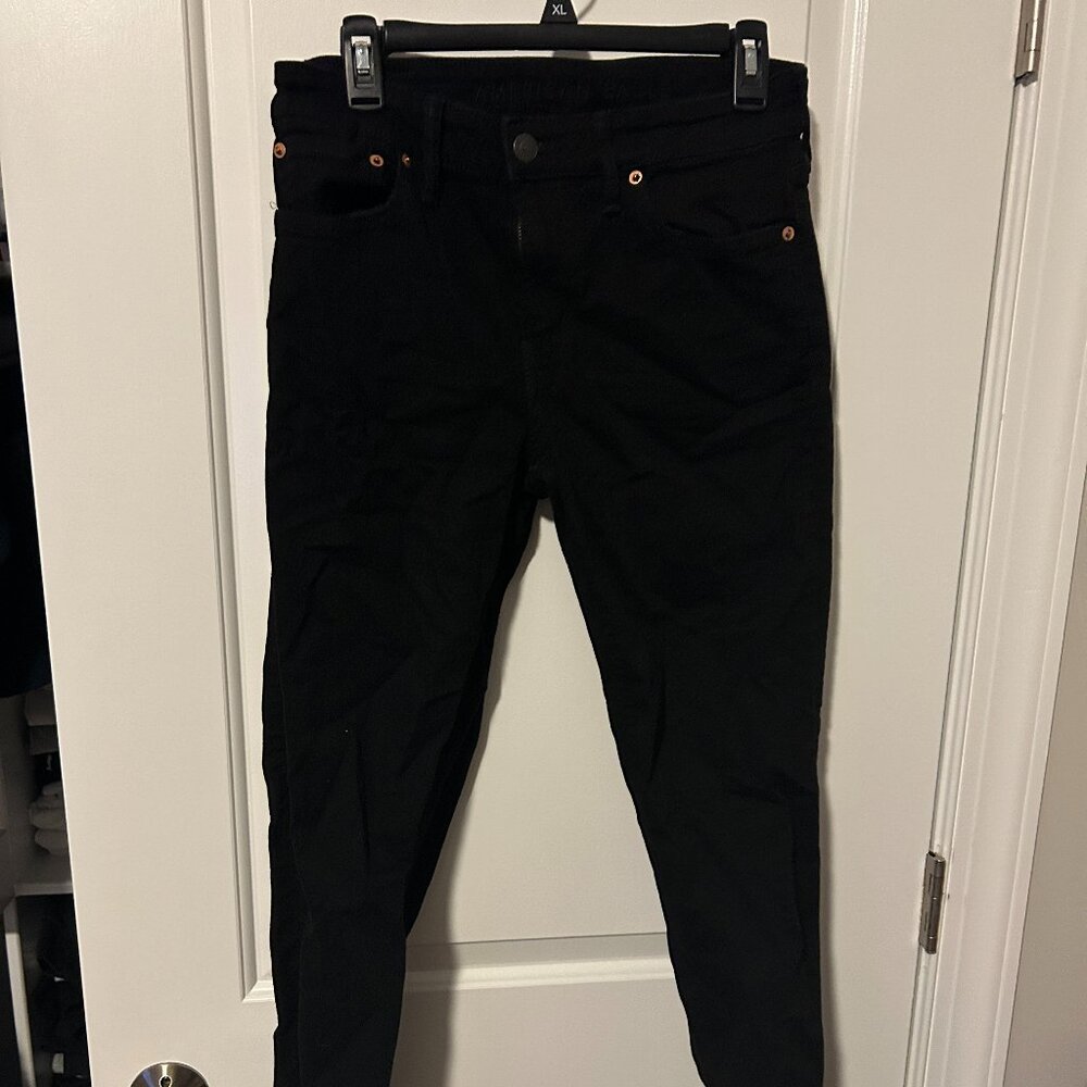 American Eagle Black Skinny Jeans